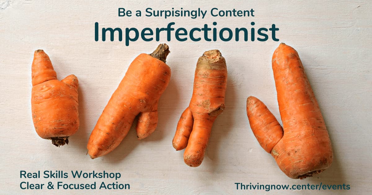 Be a Surprisingly Content Imperfectionist